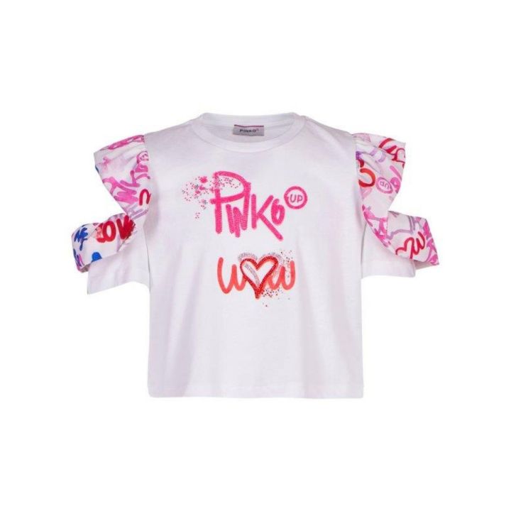 T-shirt Pinko Bambine e ragazze Bianco