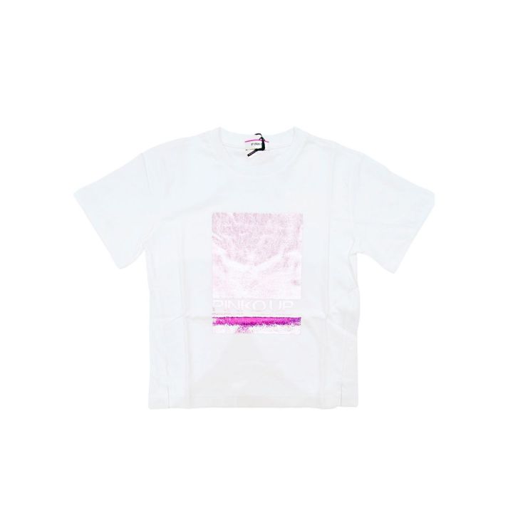 T-shirt Pinko Bambine e ragazze Bianco - Primavera/Estate