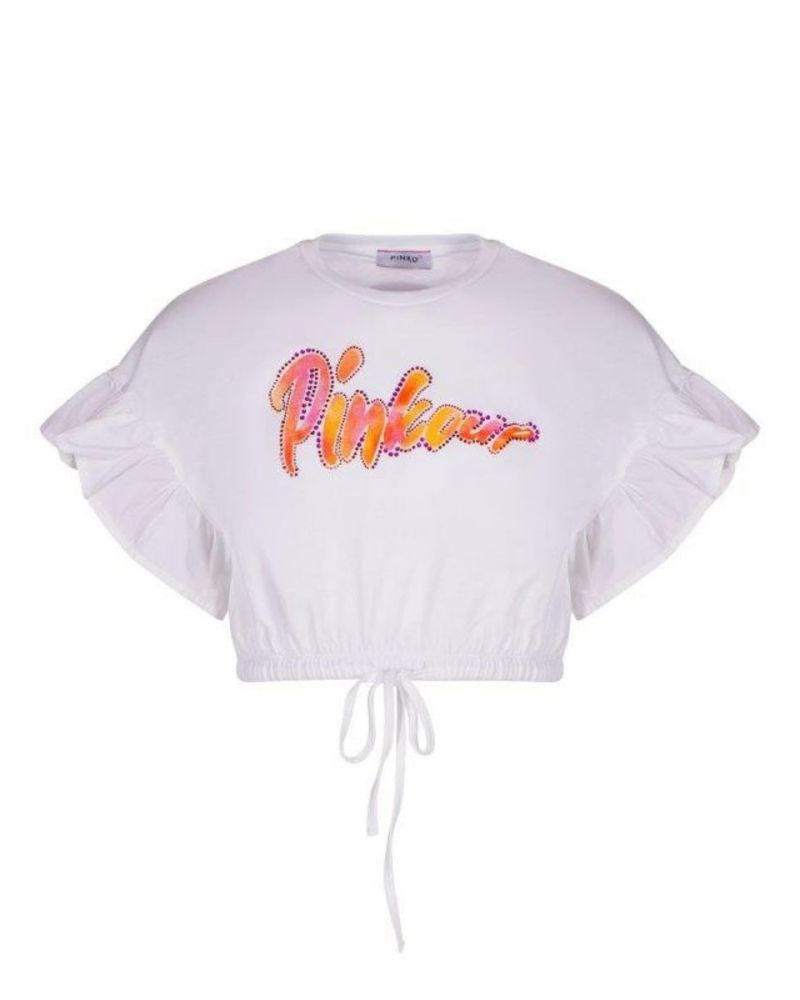T-shirt Pinko Bambine e ragazze Bianco