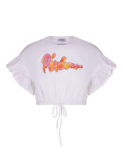 T-shirt Pinko Bambine e ragazze Bianco