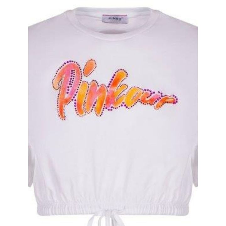 T-shirt Pinko Bianco Bambine E Ragazze | Tamaiti