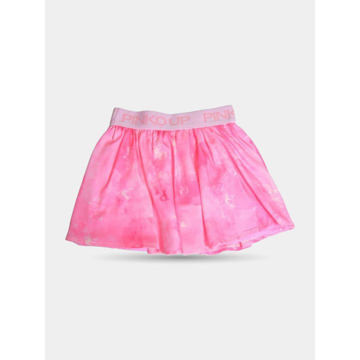 Gonna rosa sfumata del completo Pinko con fascia elastica Pinko Up
