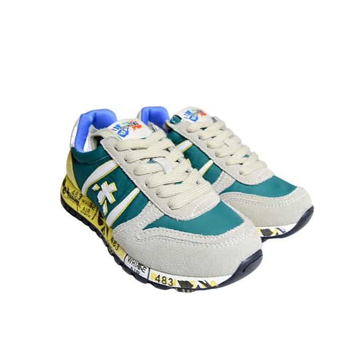 Sneakers Premiata Verde Bambini E Ragazzi | Tamaiti