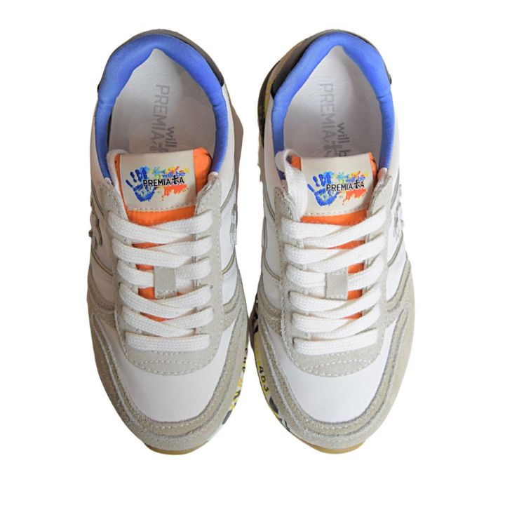 Sneakers Premiata Beige Bambini E Ragazzi | Tamaiti