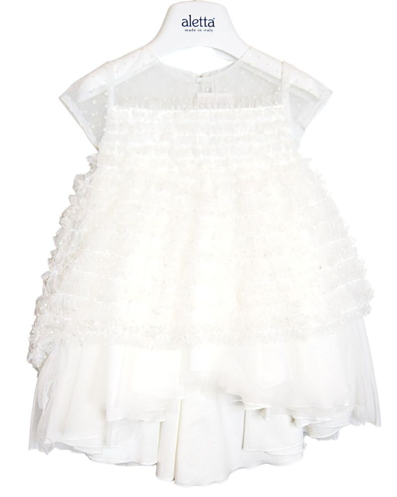 Abito da cerimonia Aletta Bimba Bianco