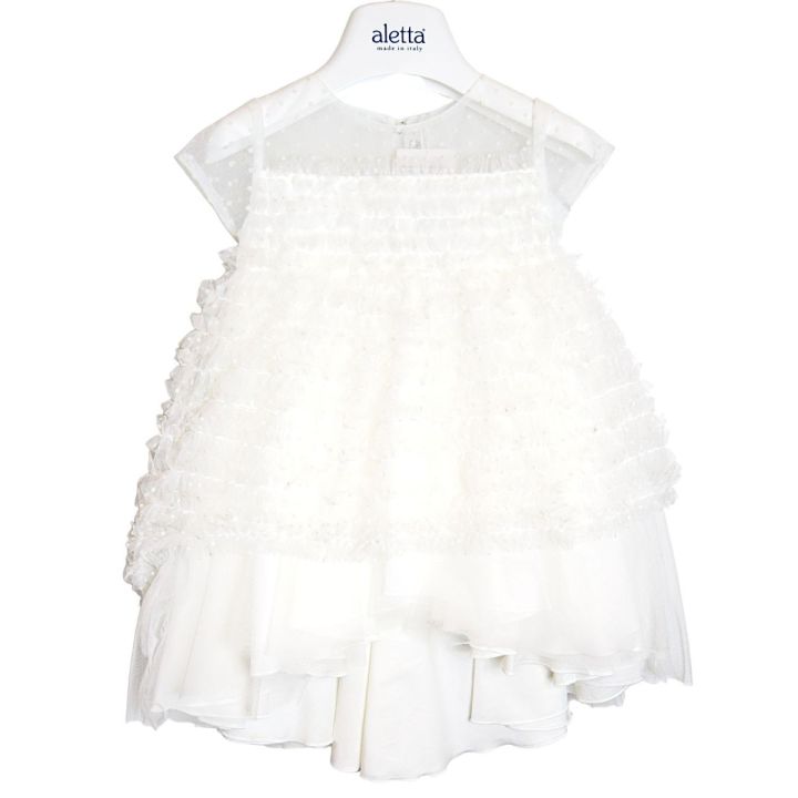Abito da cerimonia Aletta Bimba Bianco