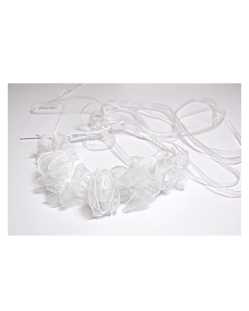 Coroncina Aletta Bimba Bianco - Continuativa