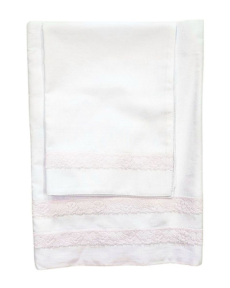 Aletta - Coperta da viaggio - Bimba - RA2501LEN-10-PANNA-ROSA