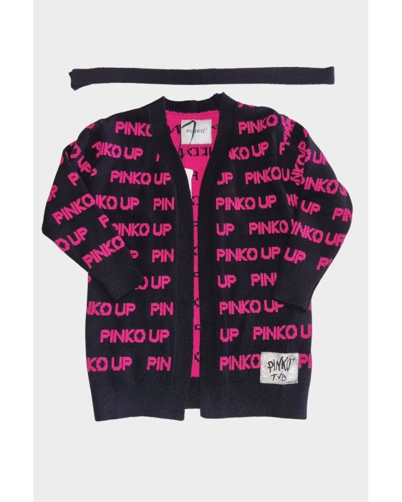 Cardigan Pinko Bambine e ragazze Nero
