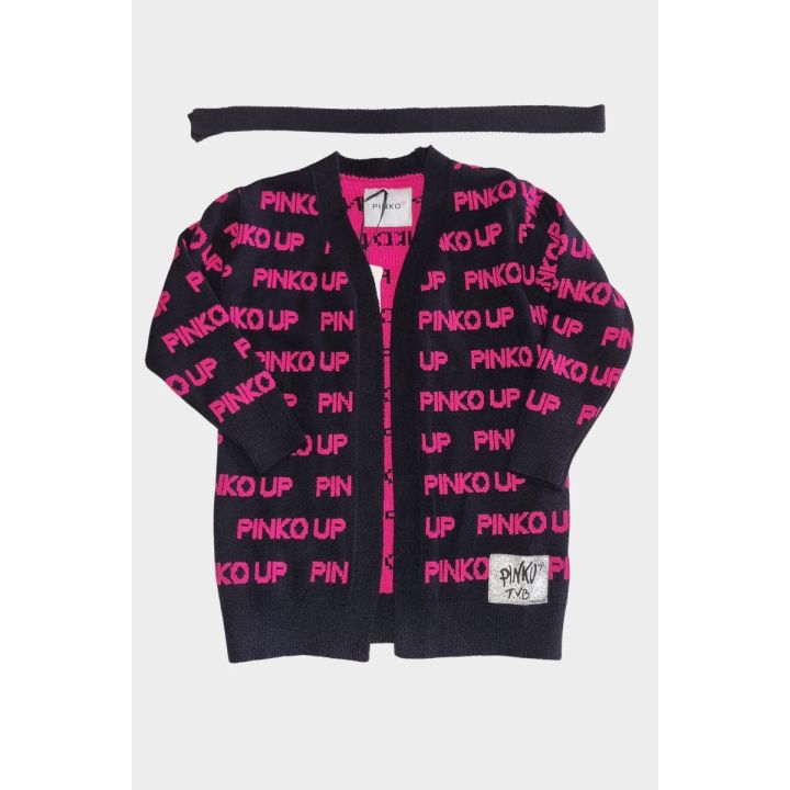 Cardigan Pinko Bambine e ragazze Nero