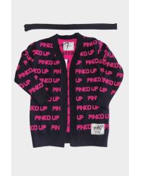 Cardigan Pinko Bambine e ragazze Nero