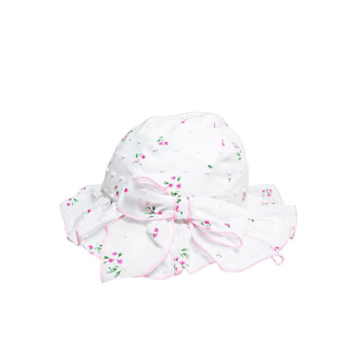 Cappello Aletta Bimba Bianco