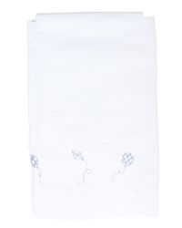 Aletta - Coperta da viaggio - Bimbo - RE2575LEN-27-BIANCO-AVIO