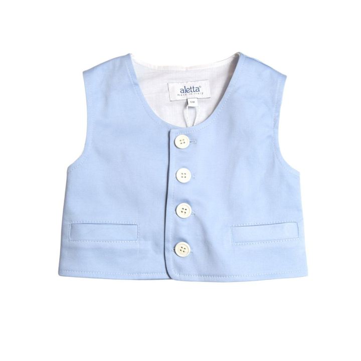 Gilet Aletta Bimbo Celeste