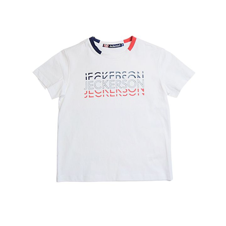 T-shirt Jeckerson Bambini e ragazzi Bianco