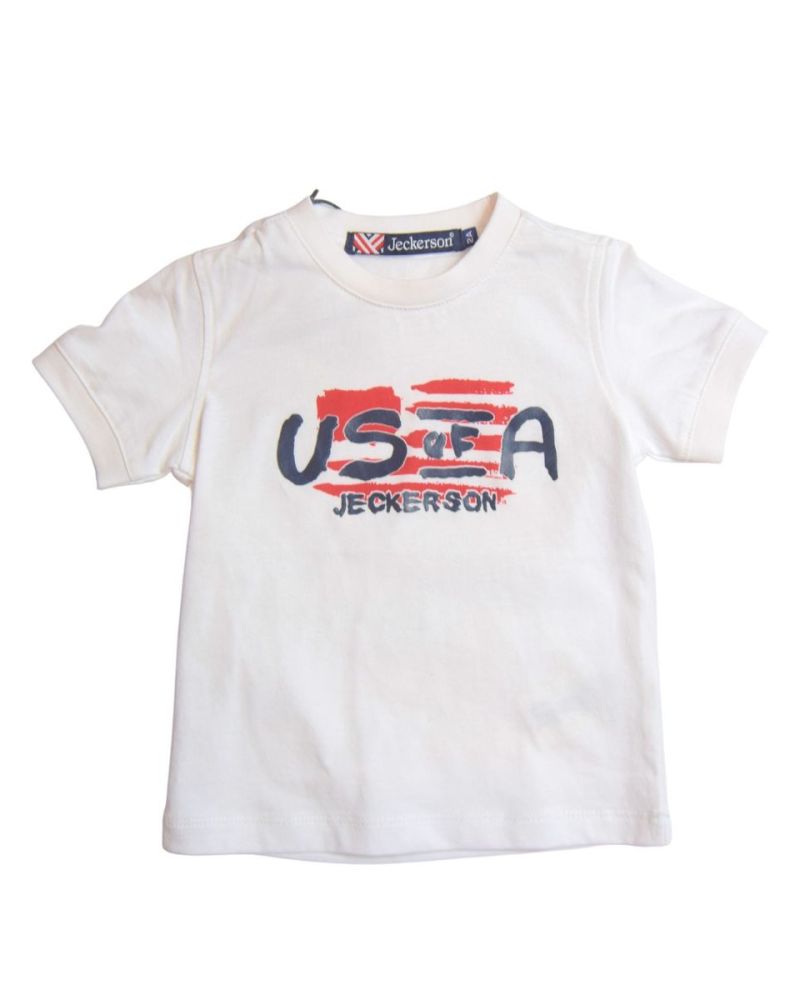 T-shirt Jeckerson Bambini e ragazzi Bianco