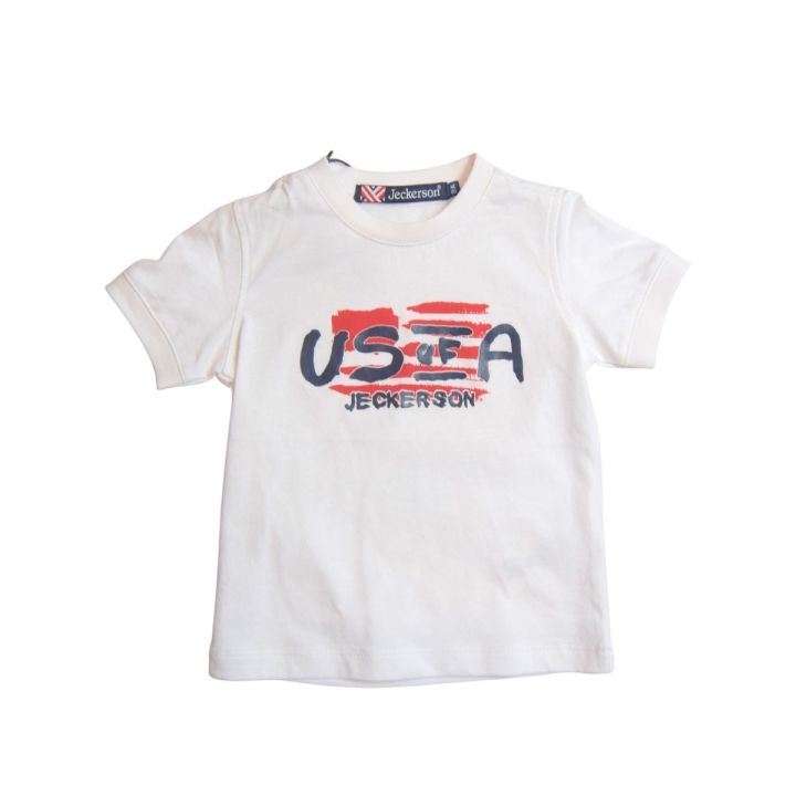 T-shirt Jeckerson Bambini e ragazzi Bianco