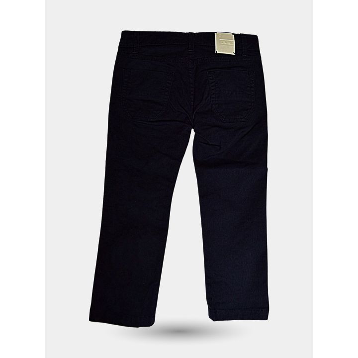 Retro dei pantaloni Jeckerson blu con etichetta in vita