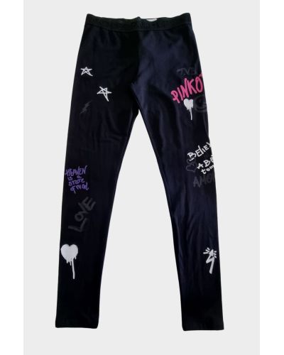 Leggings Pinko Bambine e ragazze Nero