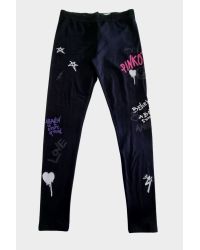 Leggings Pinko Bambine e ragazze Nero