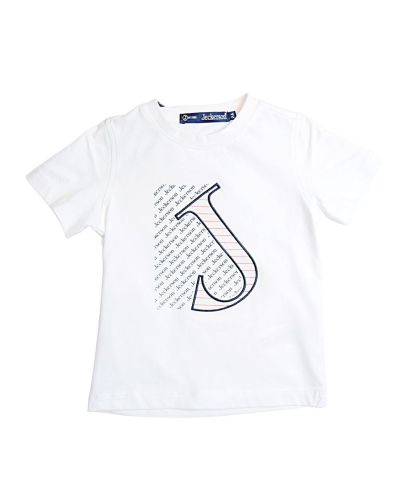 T-shirt Jeckerson Bambini e ragazzi Bianco