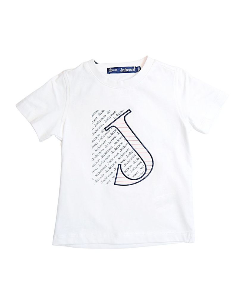 T-shirt Jeckerson Bambini e ragazzi Bianco