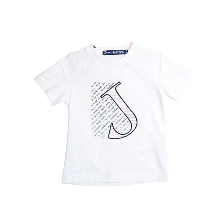 T-shirt Jeckerson Bambini e ragazzi Bianco