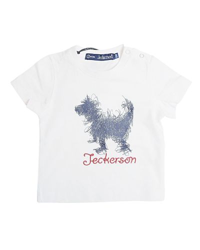 T-shirt Jeckerson Bimbo Bianco