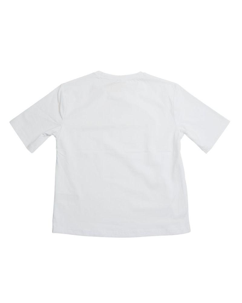 T-shirt Manila Grace Bambine e ragazze Bianco - Primavera/Estate