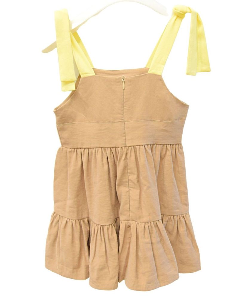 Abito Manila Grace Bambine e ragazze Marrone - Primavera/Estate