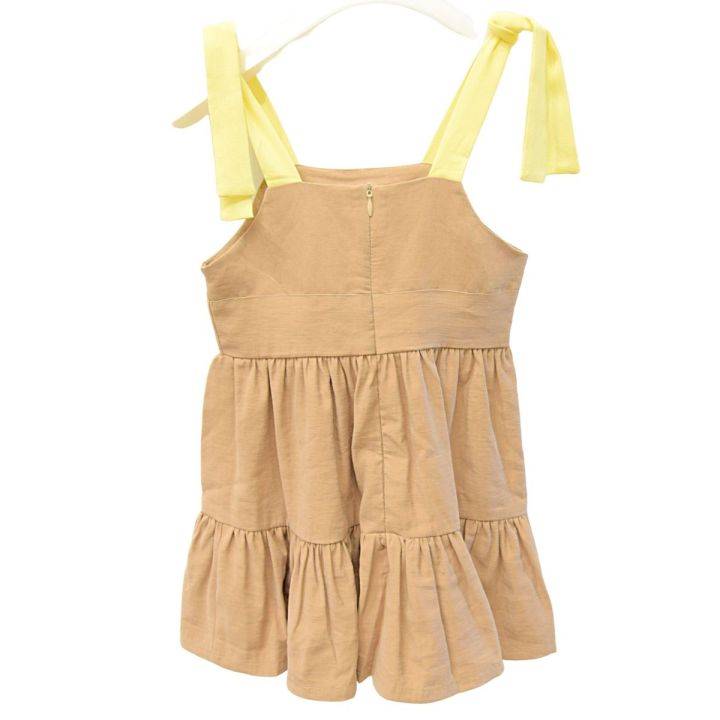 Abito Manila Grace Bambine e ragazze Marrone - Primavera/Estate