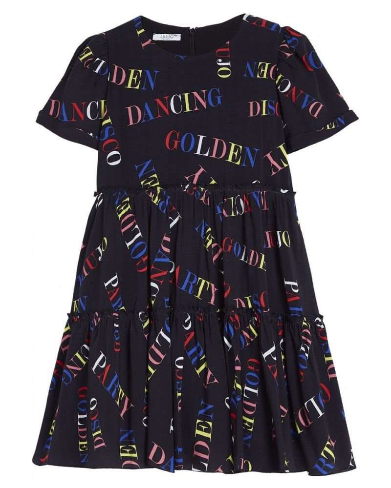 Abito Liu Jo Bambine e ragazze Nero - Primavera/Estate