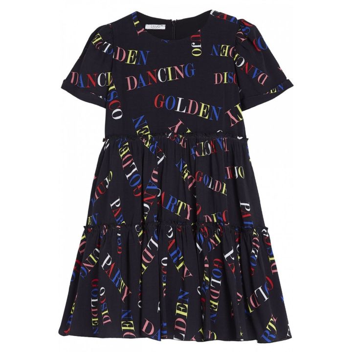 Abito Liu Jo Bambine e ragazze Nero - Primavera/Estate