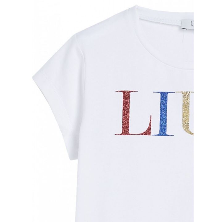 T-shirt Liu Jo Bambine e ragazze Bianco - Primavera/Estate
