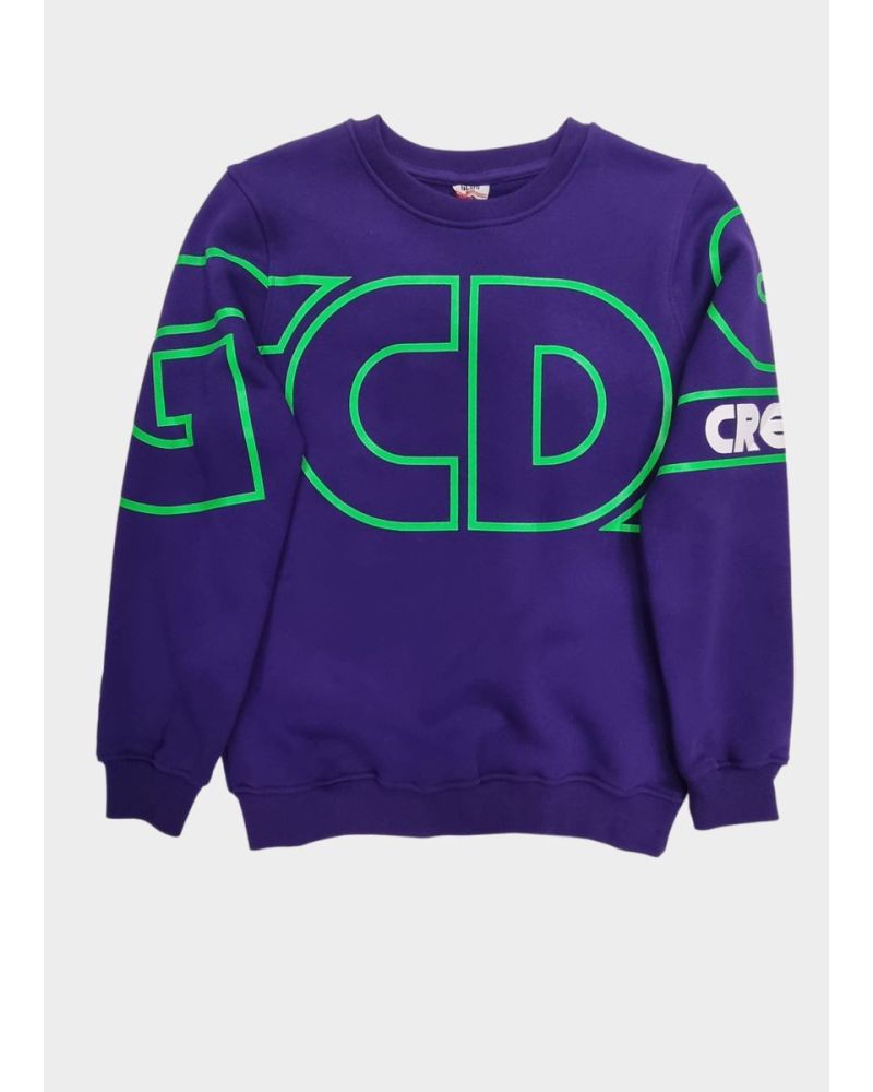 Felpa GCDS Bambini e ragazzi Viola - Autunno/Inverno