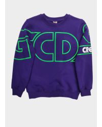 Felpa GCDS Bambini e ragazzi Viola - Autunno/Inverno
