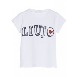 T-shirt Liu Jo Bambine e ragazze Bianco - Primavera/Estate