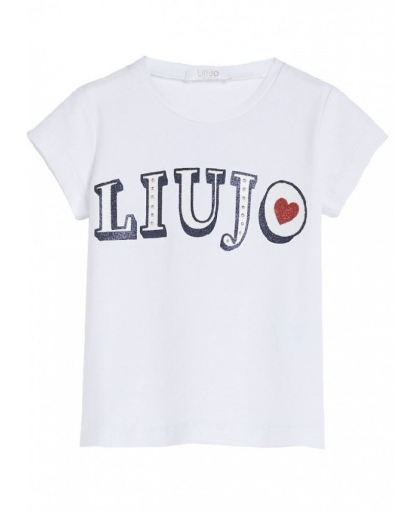 Liu Jo - T-shirt - Bambine e ragazze - KA2010-J5003-BIANCO