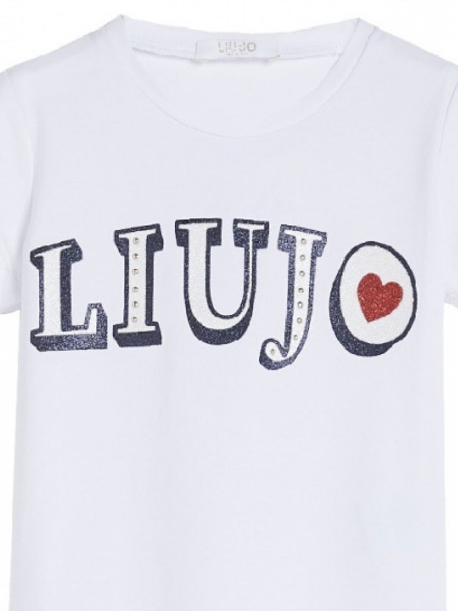 T-shirt Liu Jo Bambine e ragazze Bianco - Primavera/Estate