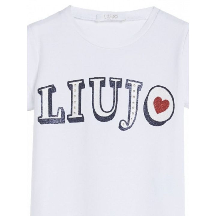 T-shirt Liu Jo Bambine e ragazze Bianco - Primavera/Estate