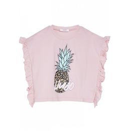 T-shirt Liu Jo Bambine e ragazze Rosa