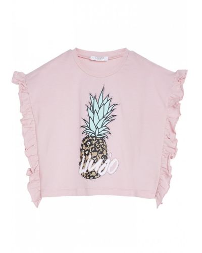 T-shirt Liu Jo Bambine e ragazze Rosa