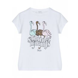 T-shirt Liu Jo Bambine e ragazze Bianco