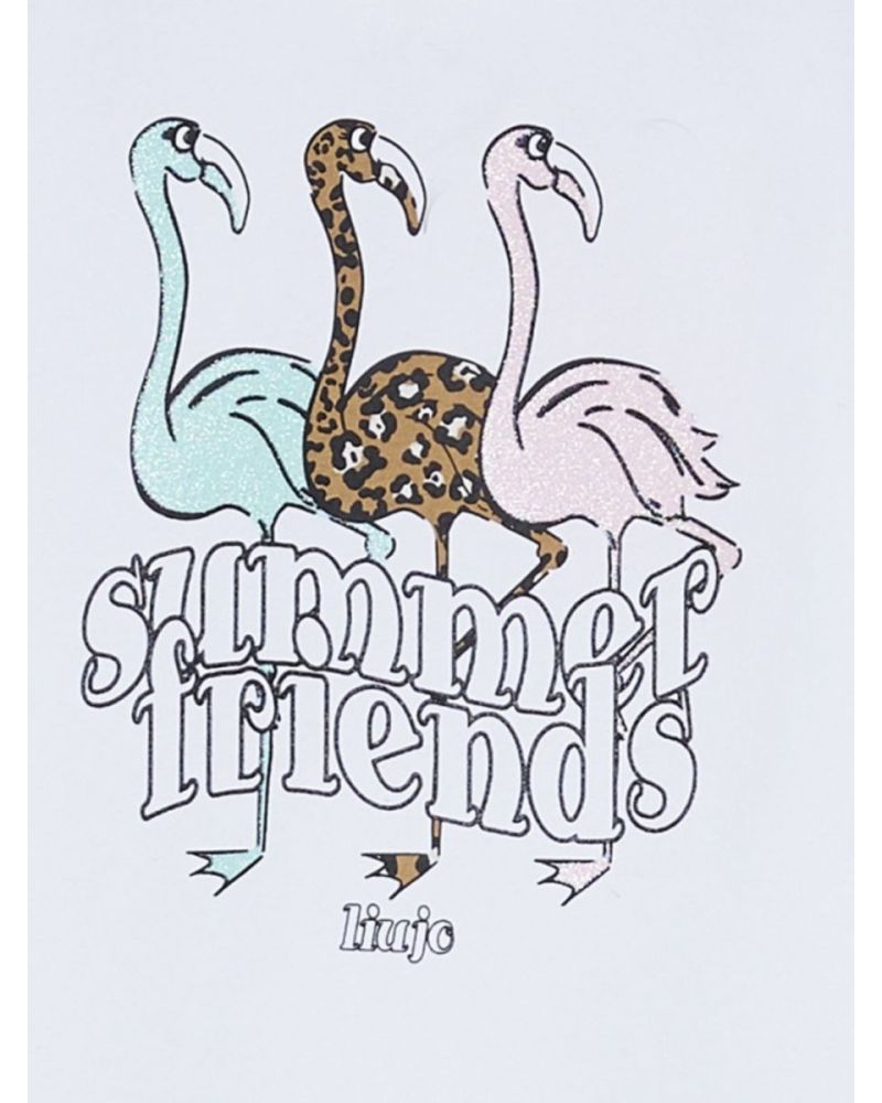 T-shirt Liu Jo Bambine e ragazze Bianco - Primavera/Estate