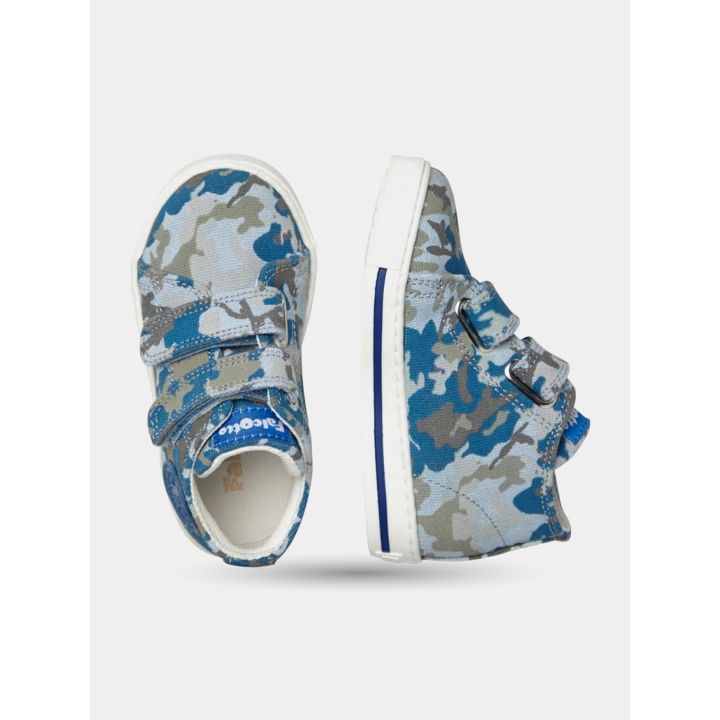 Sneakers mimetiche Falcotto viste dall'alto e di lato
