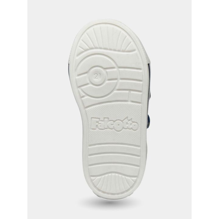 Suola bianca delle sneakers Falcotto mimetiche