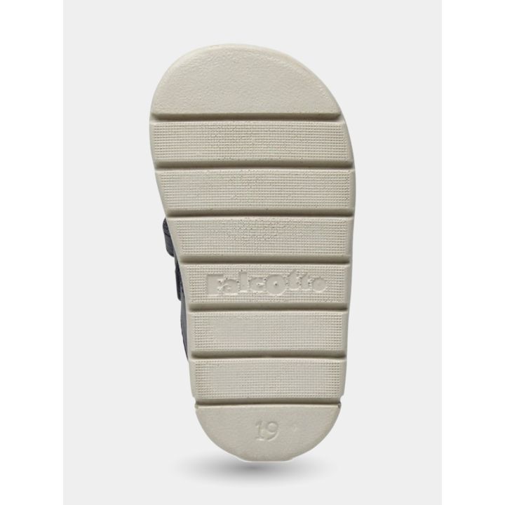 Suola a righe del sandalo Falcotto blu navy
