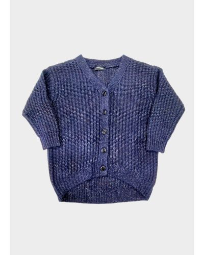 Cardigan Diesel Bambine e ragazze Blu