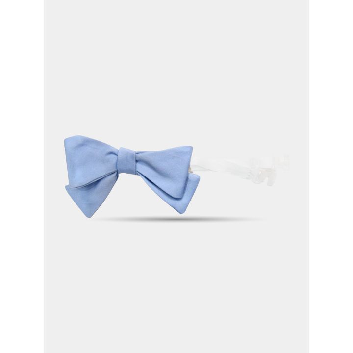 Papillon azzurro con cinturino dell'abito da cerimonia Aletta