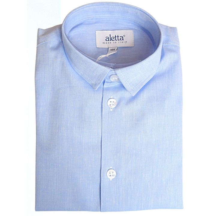 Camicia Aletta Bimbo Celeste